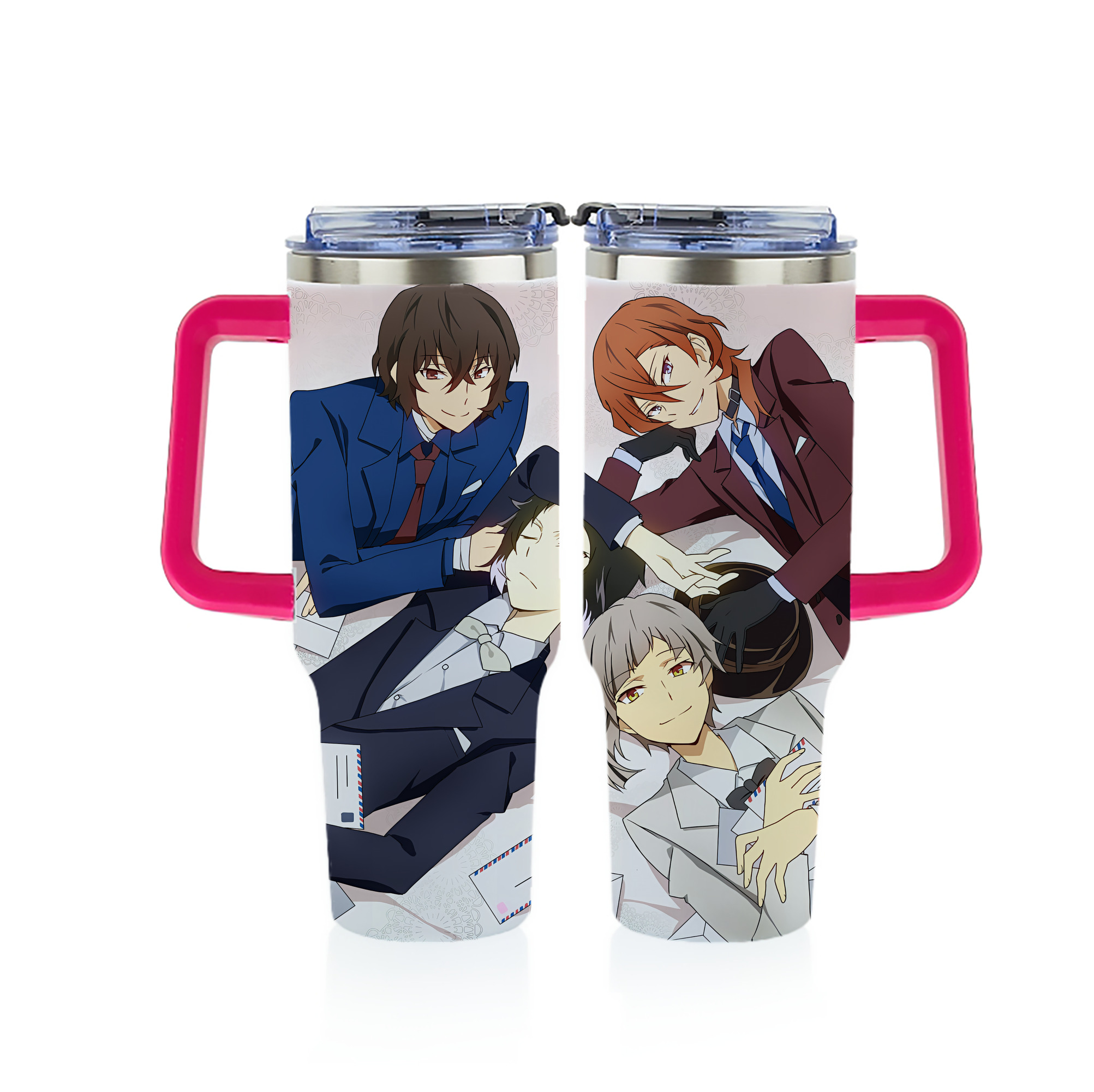 （画像用） 文豪ストレイドッグス Bungo Stray Dogs 1200ｍLフルプリント車用タンブラー